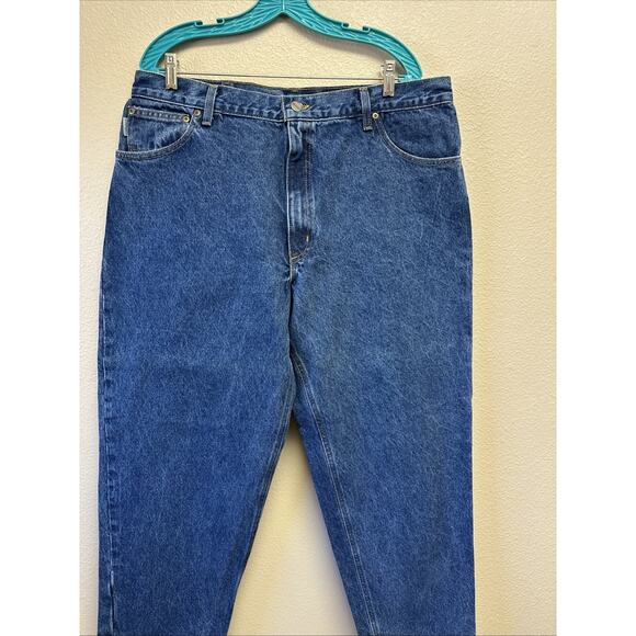 NWT Carhartt Jeans Mens 40x30 Blue Relaxed Fit Workwear Durable Ranch Farm - Picture 2 of 5